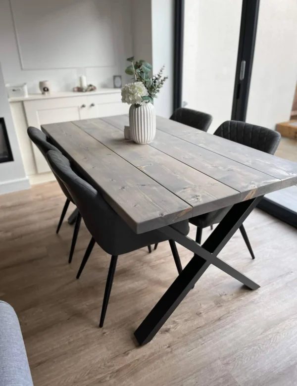 Malaga Rustic 4 seater dining table 1